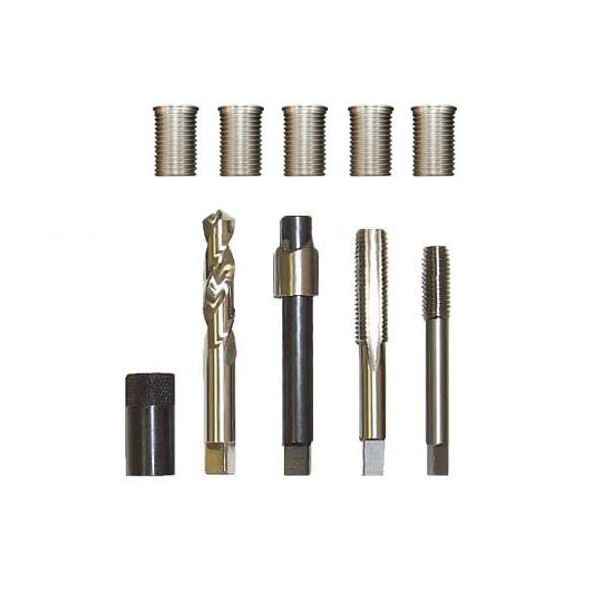 5/16-18 Kit with .750 Stainless inserts & tap guide