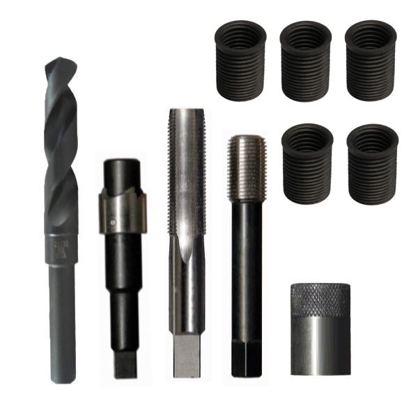 9/16-12 Kit with 1.500 length inserts & tap guide