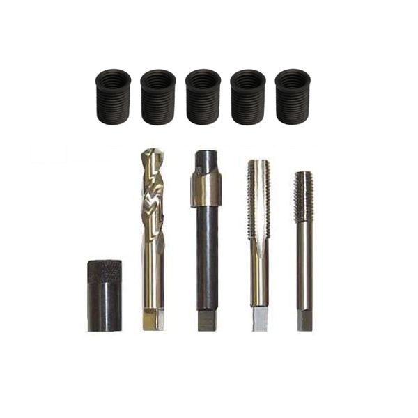 M6x1.0 Kit with 12mm Inserts & tap guide p/n 1610D