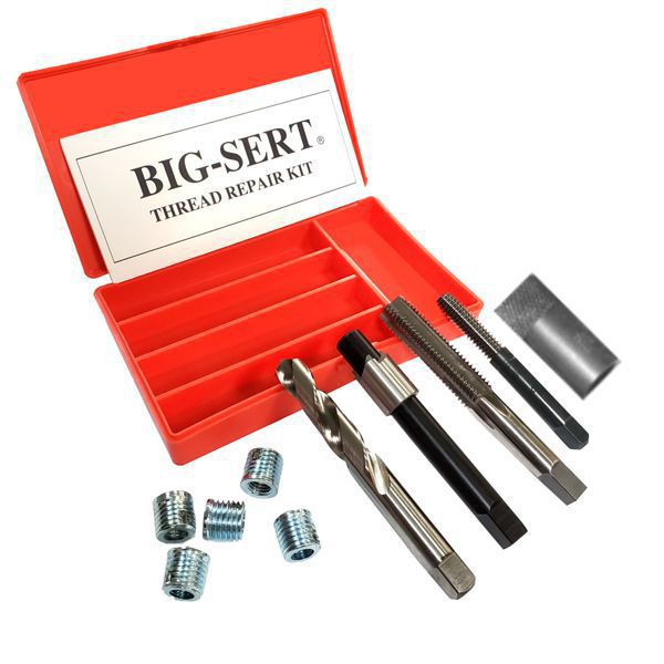 BIG-SERT 1/4-20 Kit with .500 length inserts & tap guide