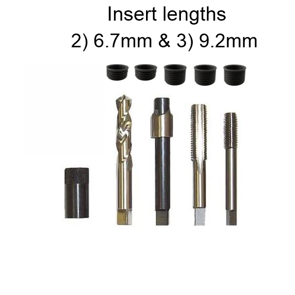 M12x1.5 KIT w/6.7mm & 9.2mm