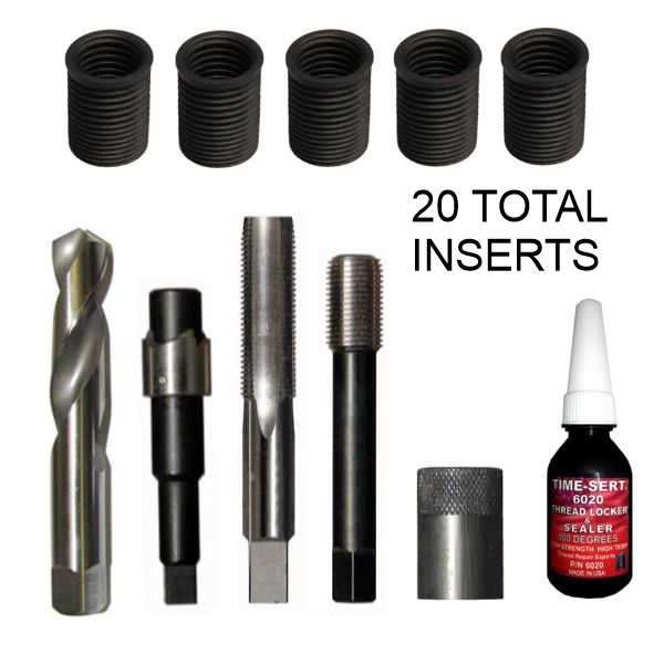 M12x1.75 Kit with 30mm insert, tap guide & sealer P/n 1217M