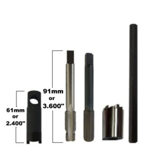 M14x1.25 Spark plug Taper Seat SHORT P/n 4412S-187
